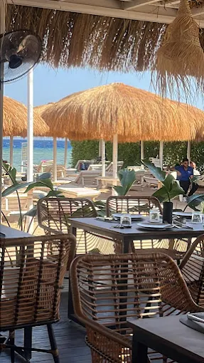Sinbad Beach cafe with sea view